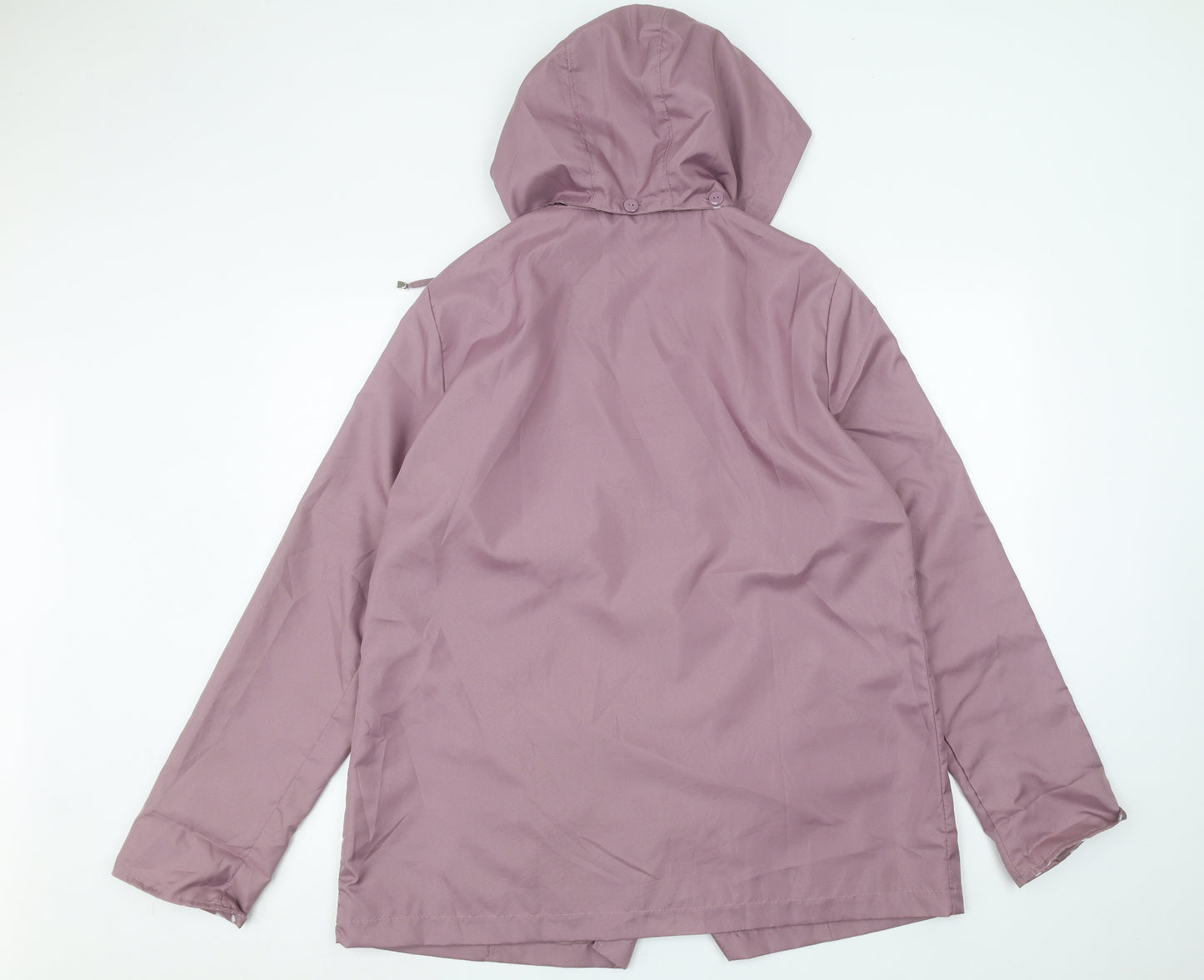 Anne De Lancay Womens Purple   Parka Coat Size 14