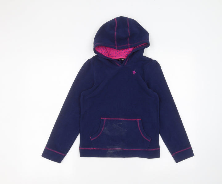 George Girls Blue Pullover Hoodie Size 9-10 Years