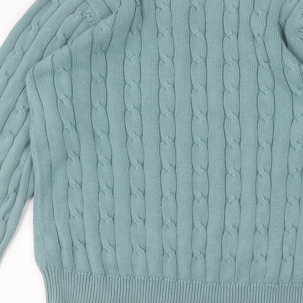Marks and Spencer Mens Blue   Pullover Jumper Size L