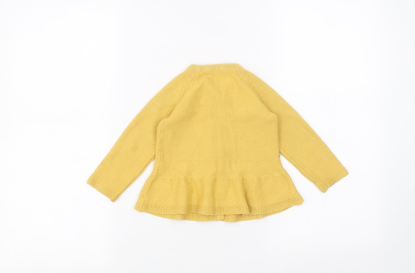 Nutmeg Baby Yellow   Cardigan Jumper Size 9-12 Months