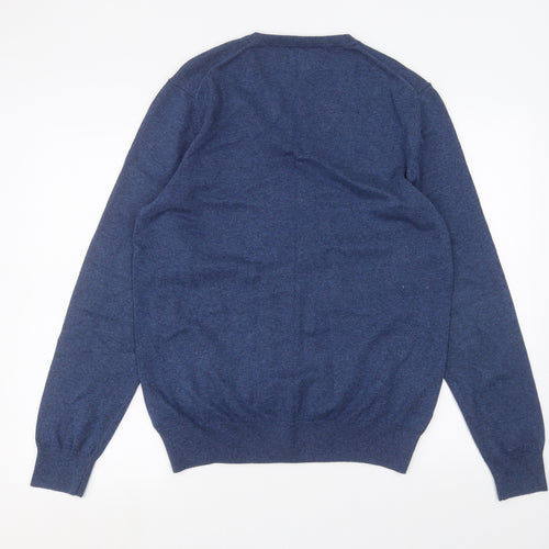 Marks and Spencer Mens Blue   Pullover Jumper Size L
