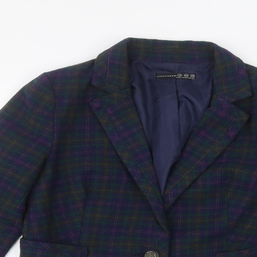 Atmosphere Womens Blue   Jacket  Size 12