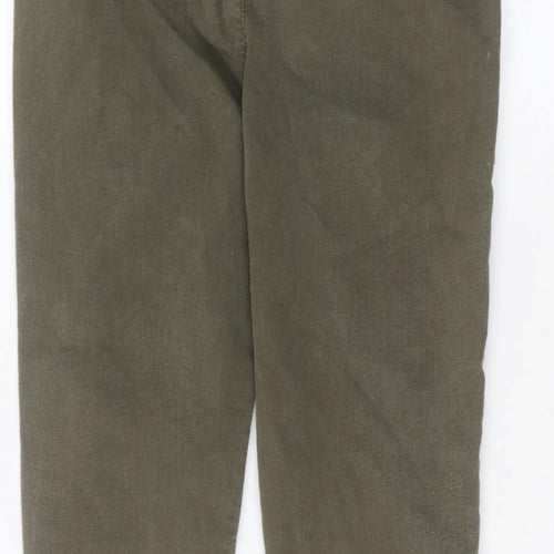 Miss Selfridge Womens Green   Skinny Jeans Size 10 L27 in