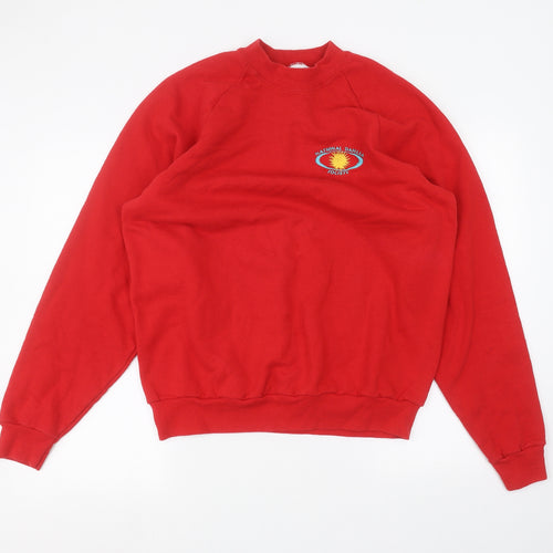 Screen Stars Womens Red   Pullover Jumper Size XL