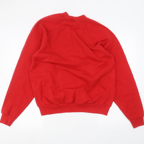 Screen Stars Womens Red   Pullover Jumper Size XL
