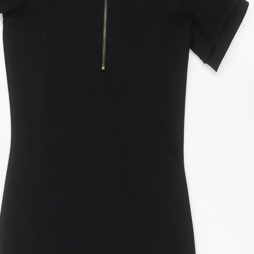 River Island Womens Black   Pencil Dress  Size 10
