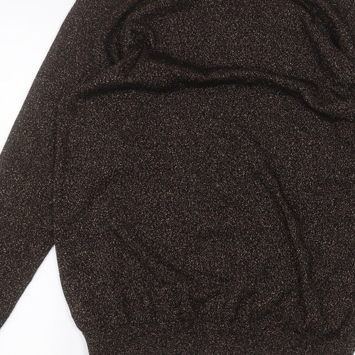 Warehouse Womens Black   Basic T-Shirt Size 8