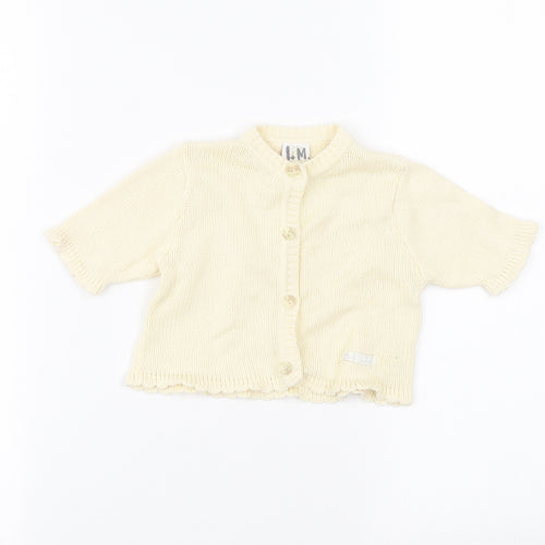 Bebe bushh Baby Beige   Cardigan Jumper Size 0-3 Months
