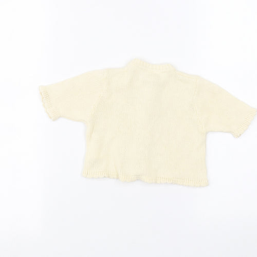Bebe bushh Baby Beige   Cardigan Jumper Size 0-3 Months