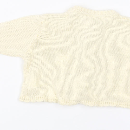 Bebe bushh Baby Beige   Cardigan Jumper Size 0-3 Months