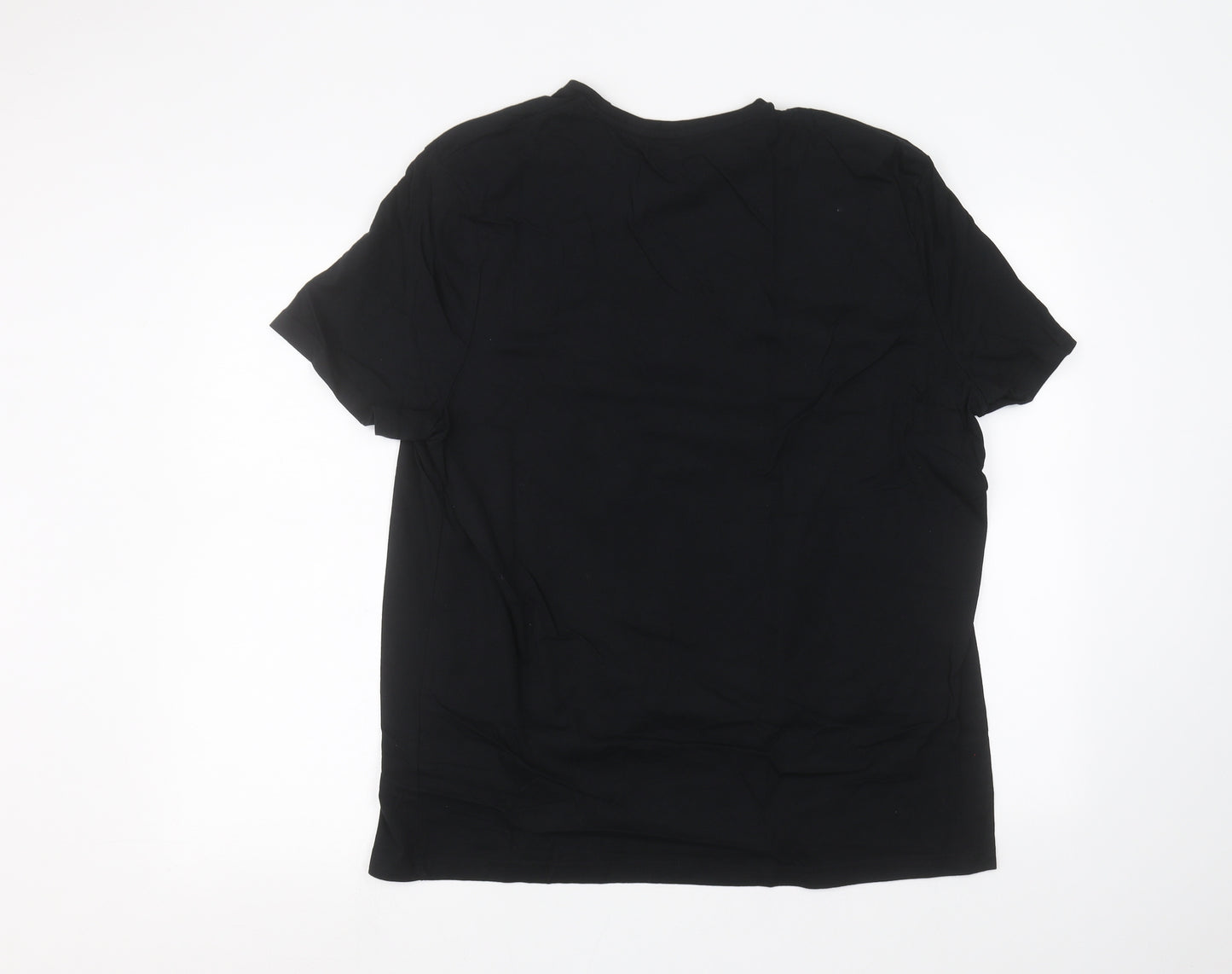 George Mens Black    T-Shirt Size XL