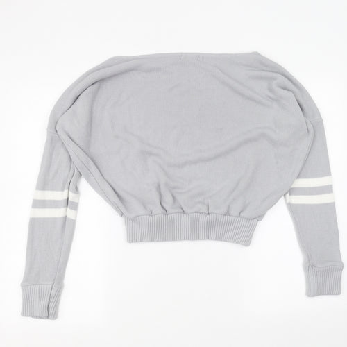 Boohoo Womens Blue   Pullover Jumper Size L