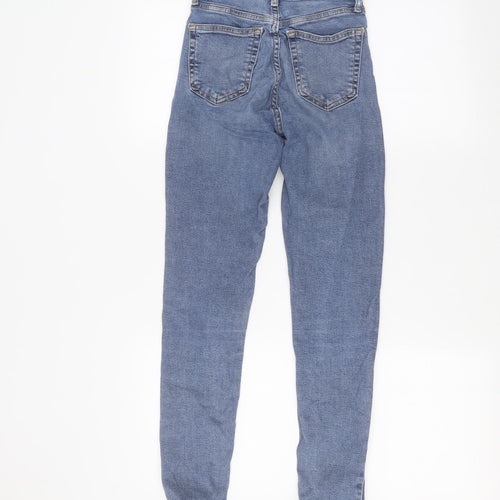 Topshop Womens Blue   Skinny Jeans Size 24 in L27 in