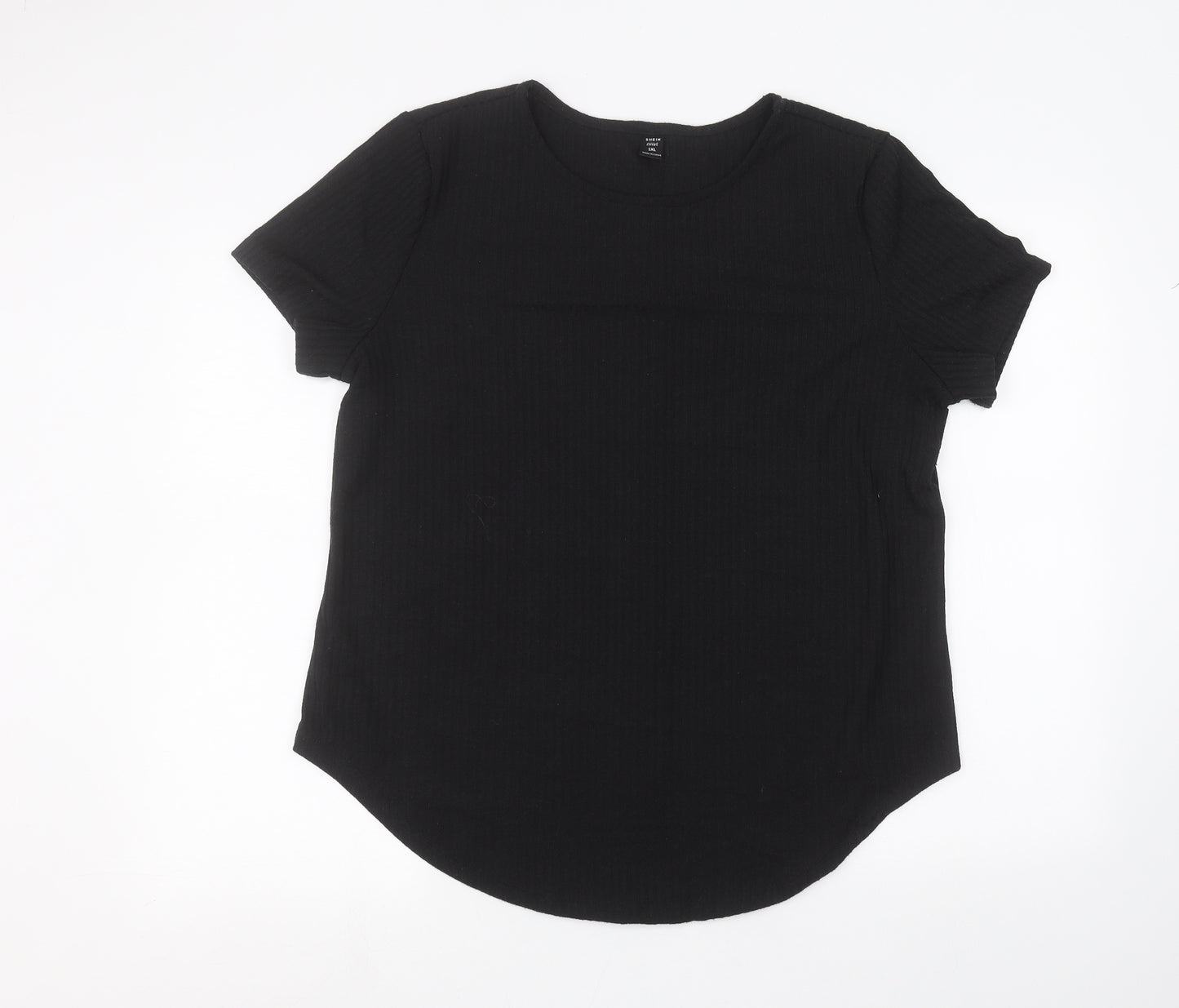 SheIn Womens Black   Basic T-Shirt Size XL