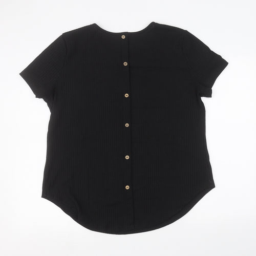 SheIn Womens Black   Basic T-Shirt Size XL