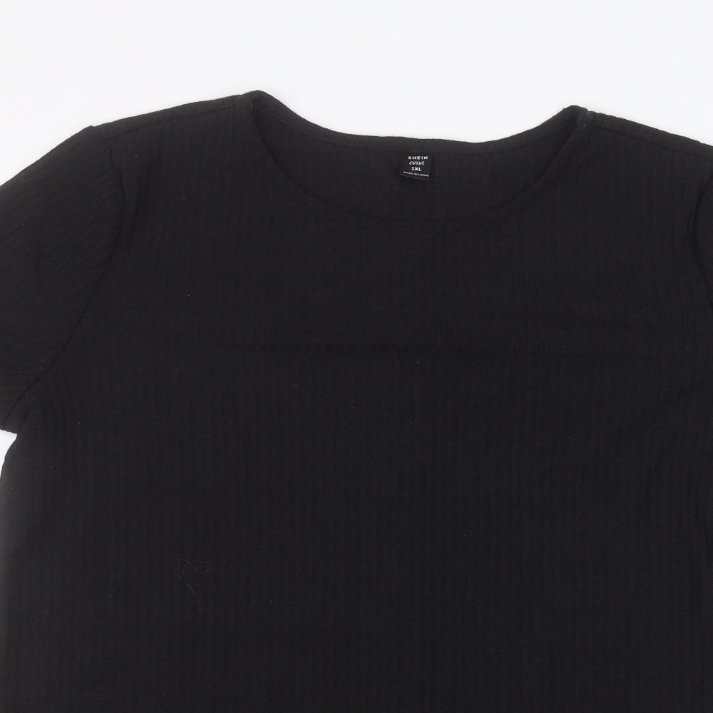 SheIn Womens Black   Basic T-Shirt Size XL