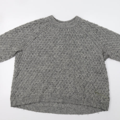 H&M Womens Grey   Pullover Jumper Size M