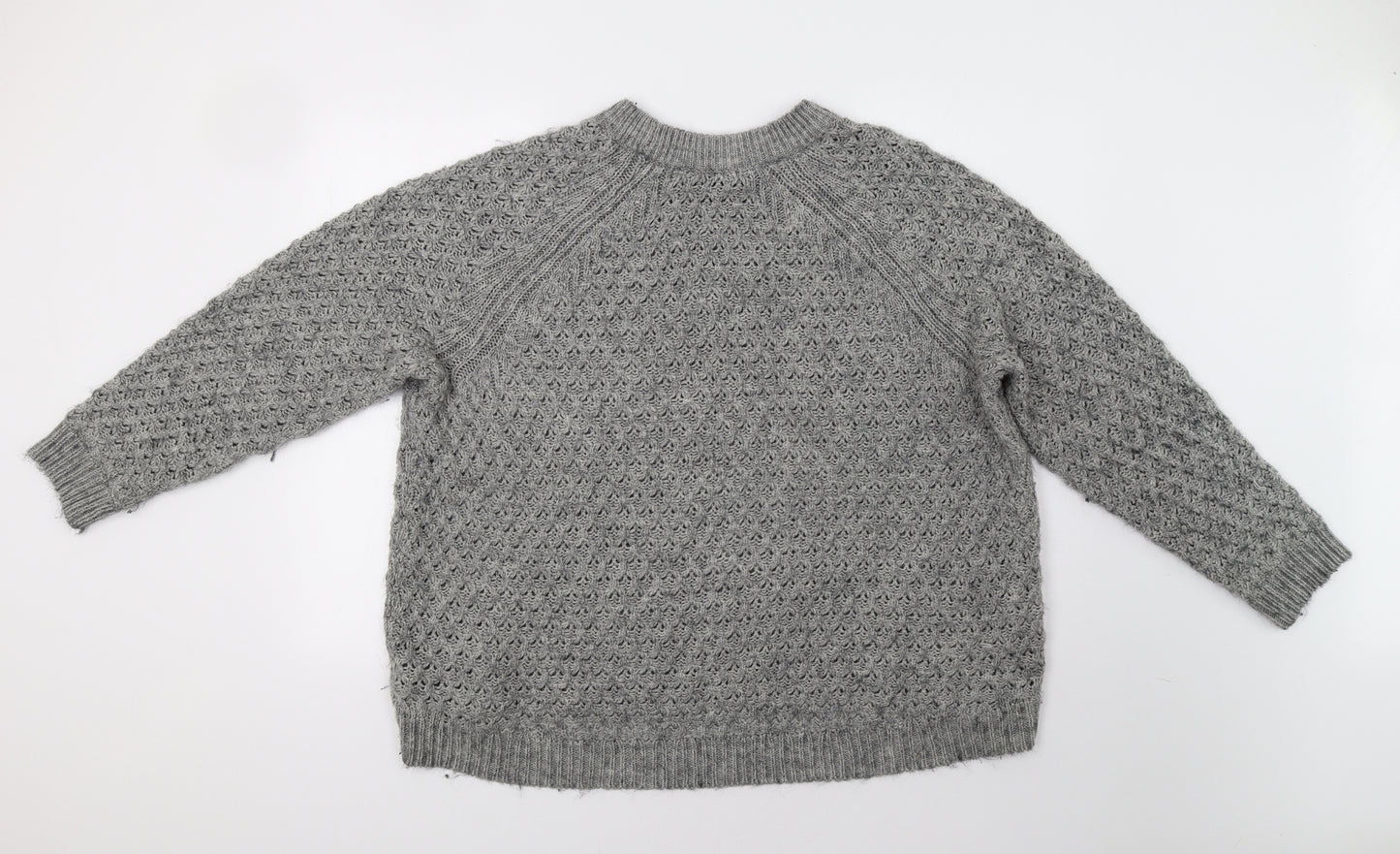 H&M Womens Grey   Pullover Jumper Size M