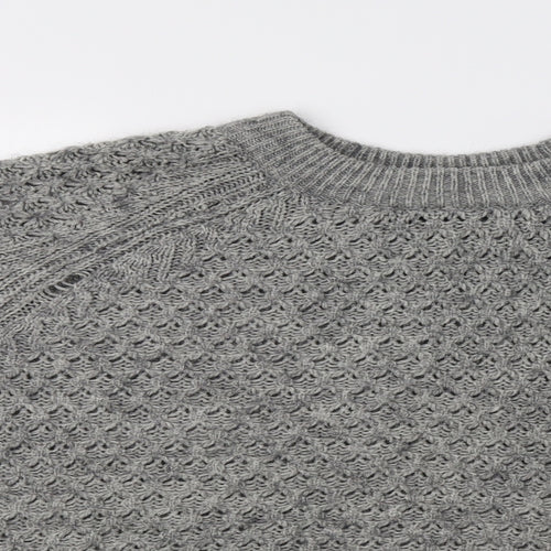 H&M Womens Grey   Pullover Jumper Size M