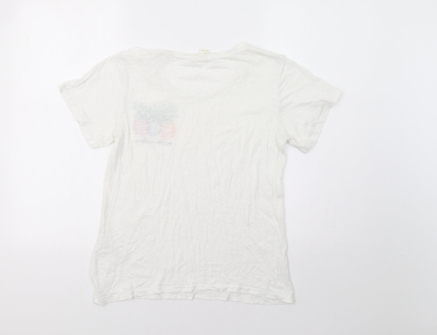 H&M Womens White   Basic T-Shirt Size S