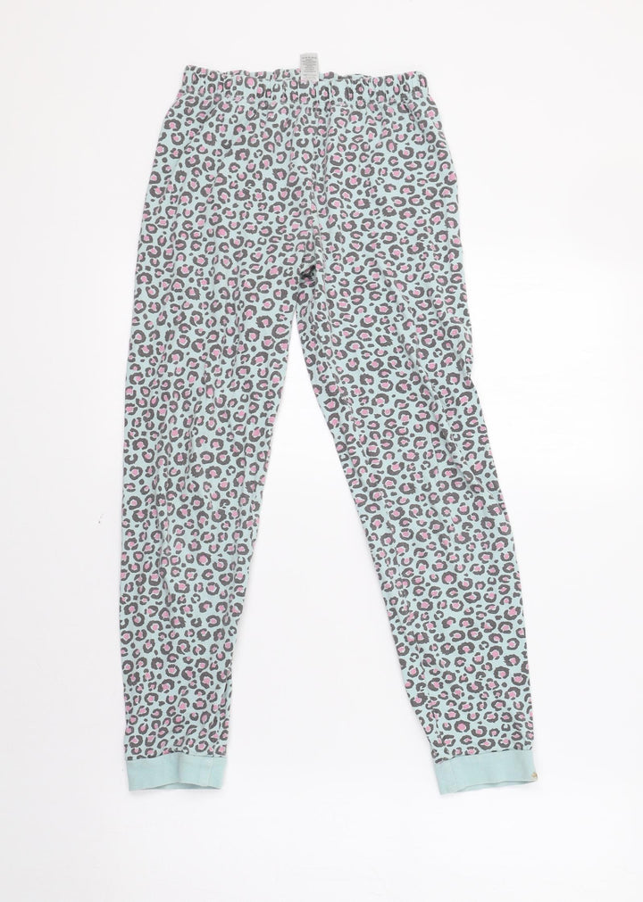 Nutmeg Girls Green Animal Print   Pyjama Pants Size 10-11 Years
