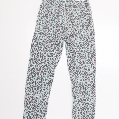 Nutmeg Girls Green Animal Print   Pyjama Pants Size 10-11 Years