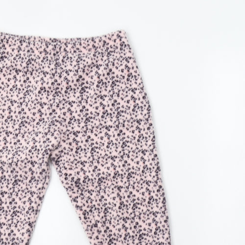 Dream Big Girls Pink Animal Print   Lounge Pants Size 10-11 Years