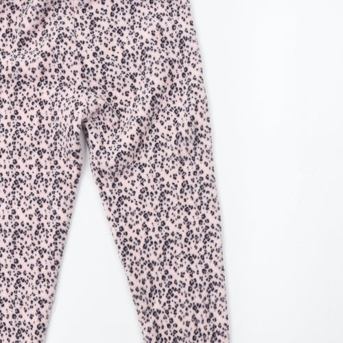 Dream Big Girls Pink Animal Print   Lounge Pants Size 10-11 Years