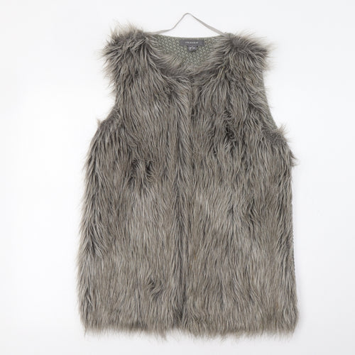Primark Womens Grey   Gilet Waistcoat Size S