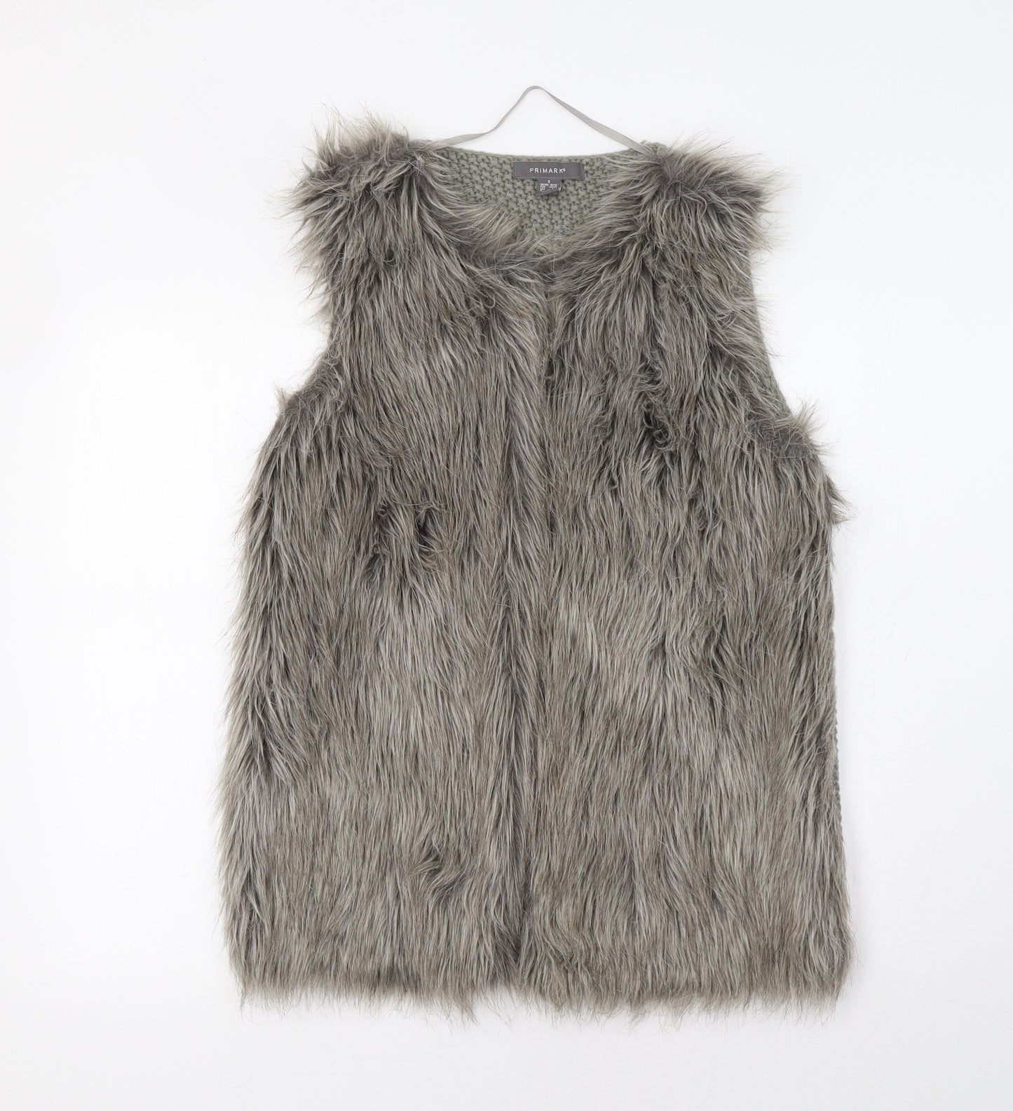 Primark Womens Grey   Gilet Waistcoat Size S