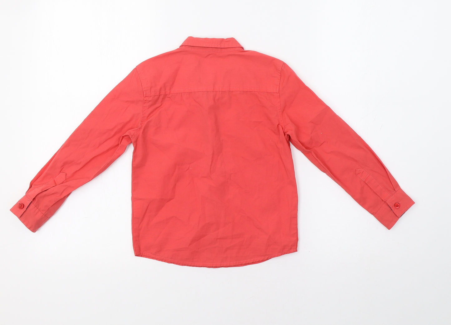 Frendz Boys Red   Basic Button-Up Size 3-4 Years