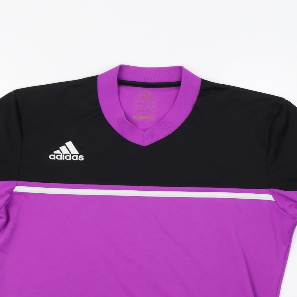 adidas Womens Purple   Basic T-Shirt Size S