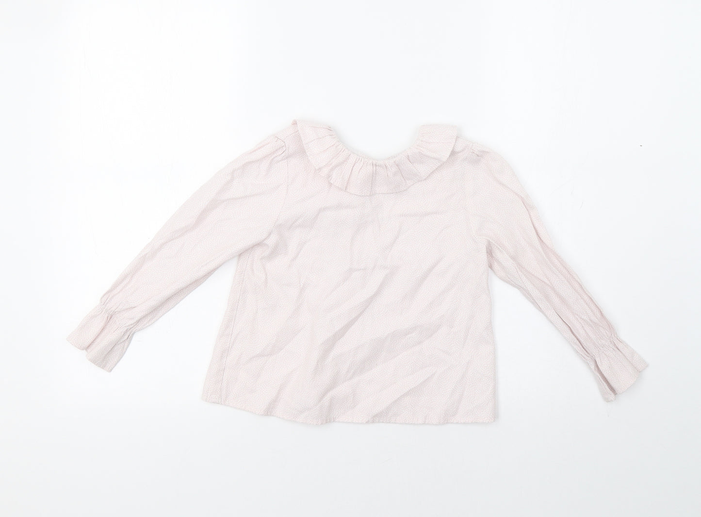 Yoedu Girls Pink Animal Print  Basic Button-Up Size 5 Years