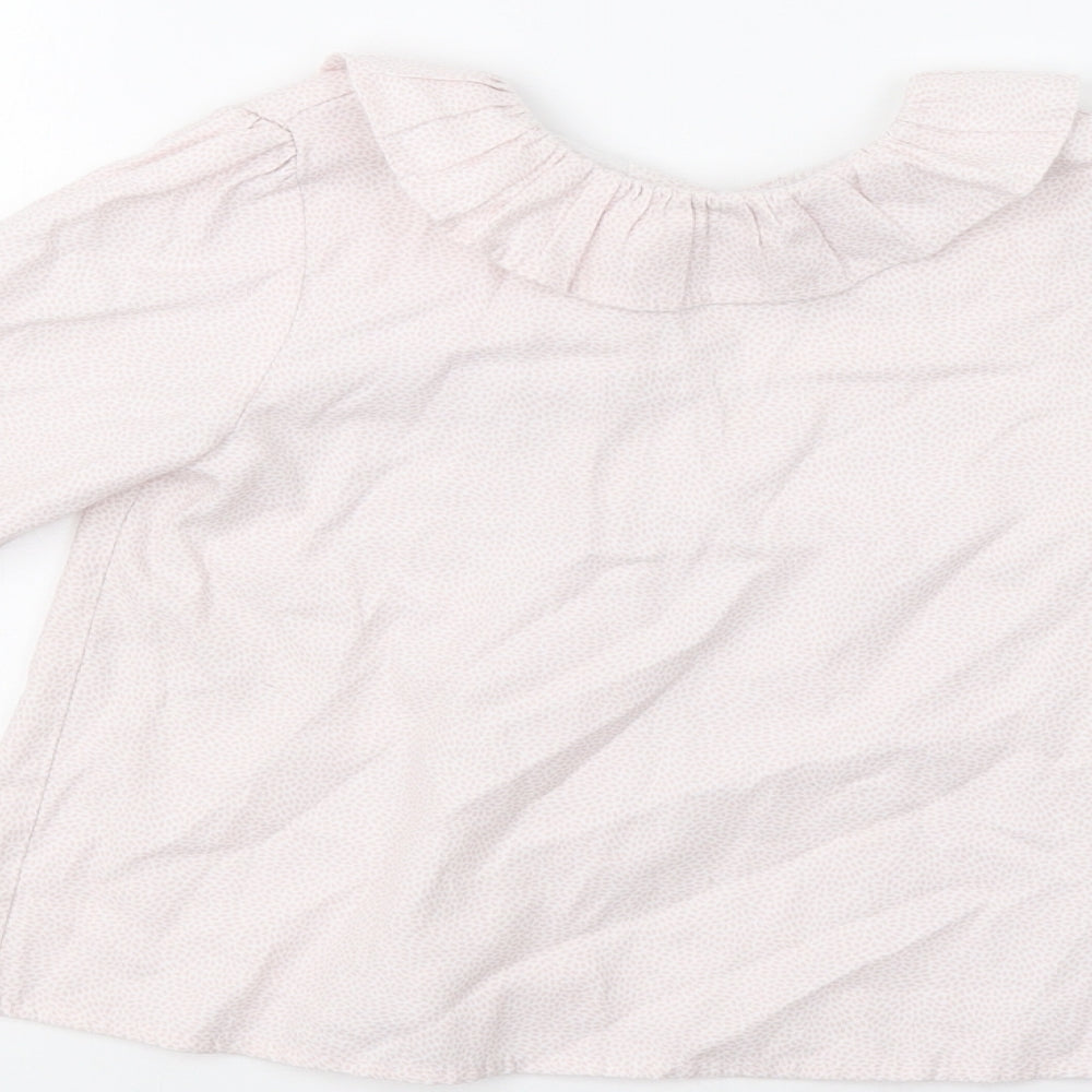 Yoedu Girls Pink Animal Print  Basic Button-Up Size 5 Years