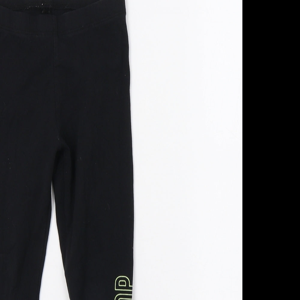 George Girls Black   Jegging Trousers Size 5-6 Years