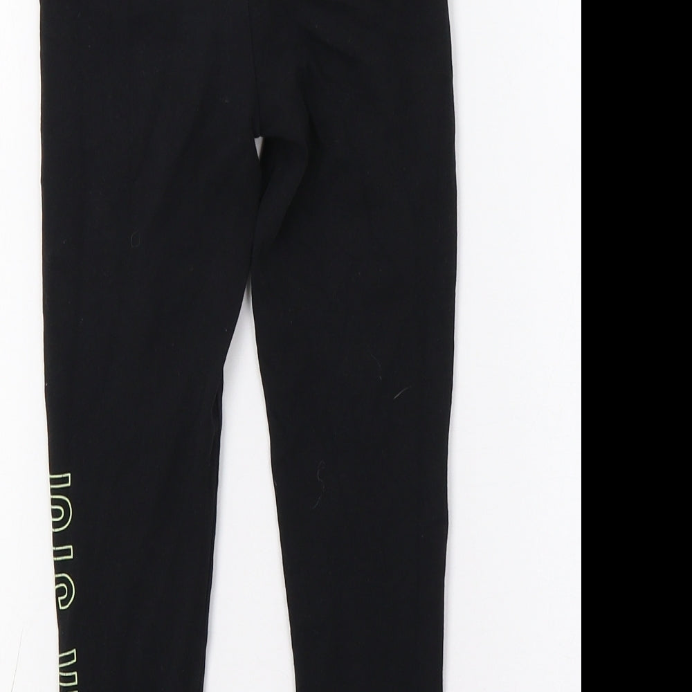 George Girls Black   Jegging Trousers Size 5-6 Years