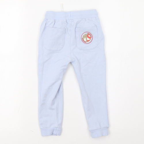 Mitch & Son Boys Blue   Jogger Trousers Size 3 Years