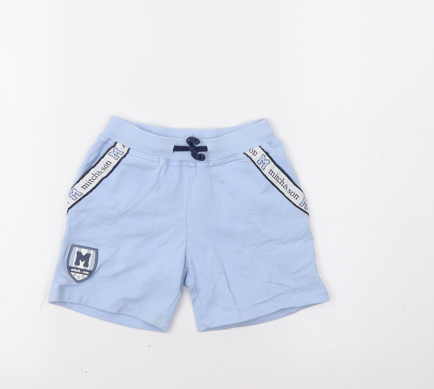 Mitch & Son Boys Blue   Sweat Shorts Size 3 Years
