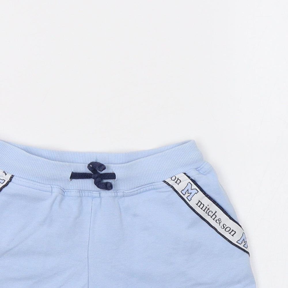 Mitch & Son Boys Blue   Sweat Shorts Size 3 Years