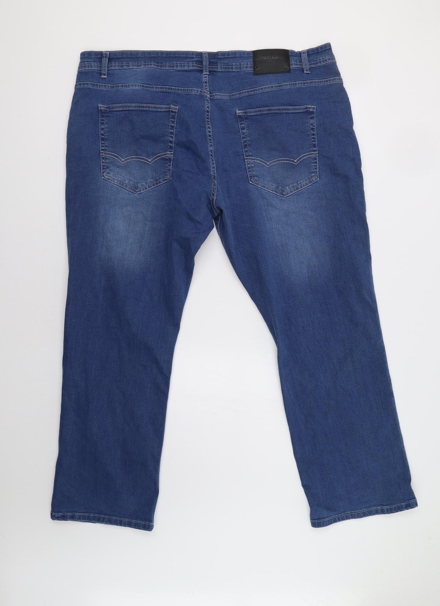 Enzo Mens Blue   Straight Jeans Size 44 L29 in