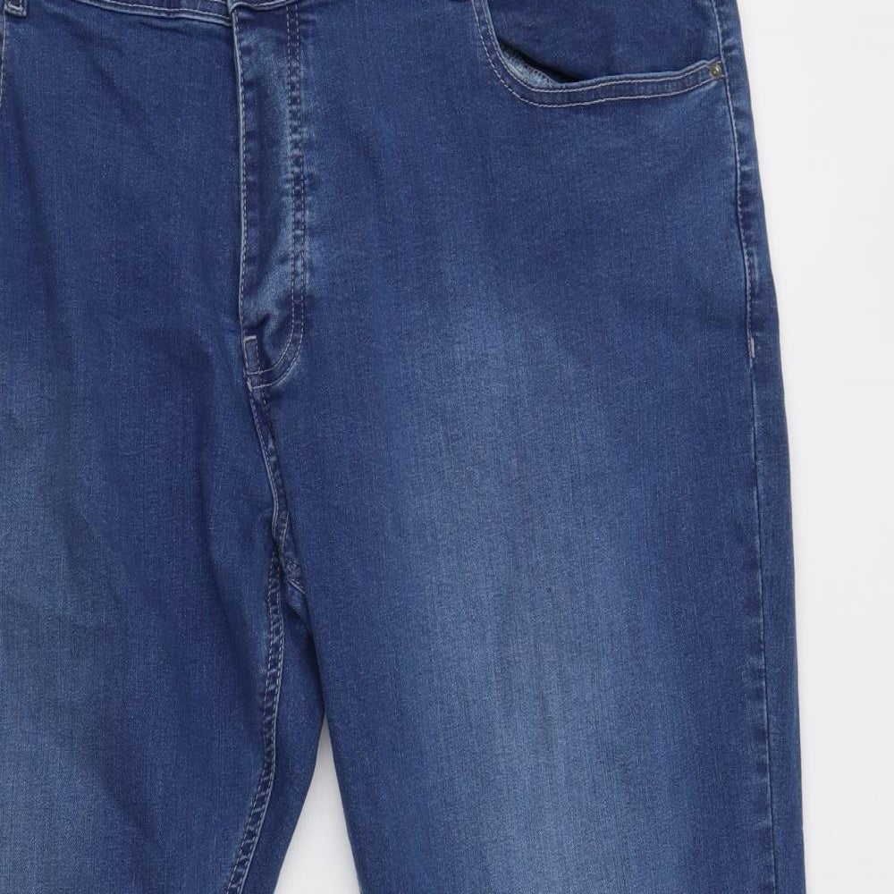 Enzo Mens Blue   Straight Jeans Size 44 L29 in