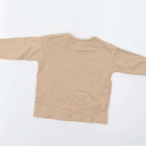 George Baby Beige   Basic T-Shirt Size 3-6 Months  - Auntie