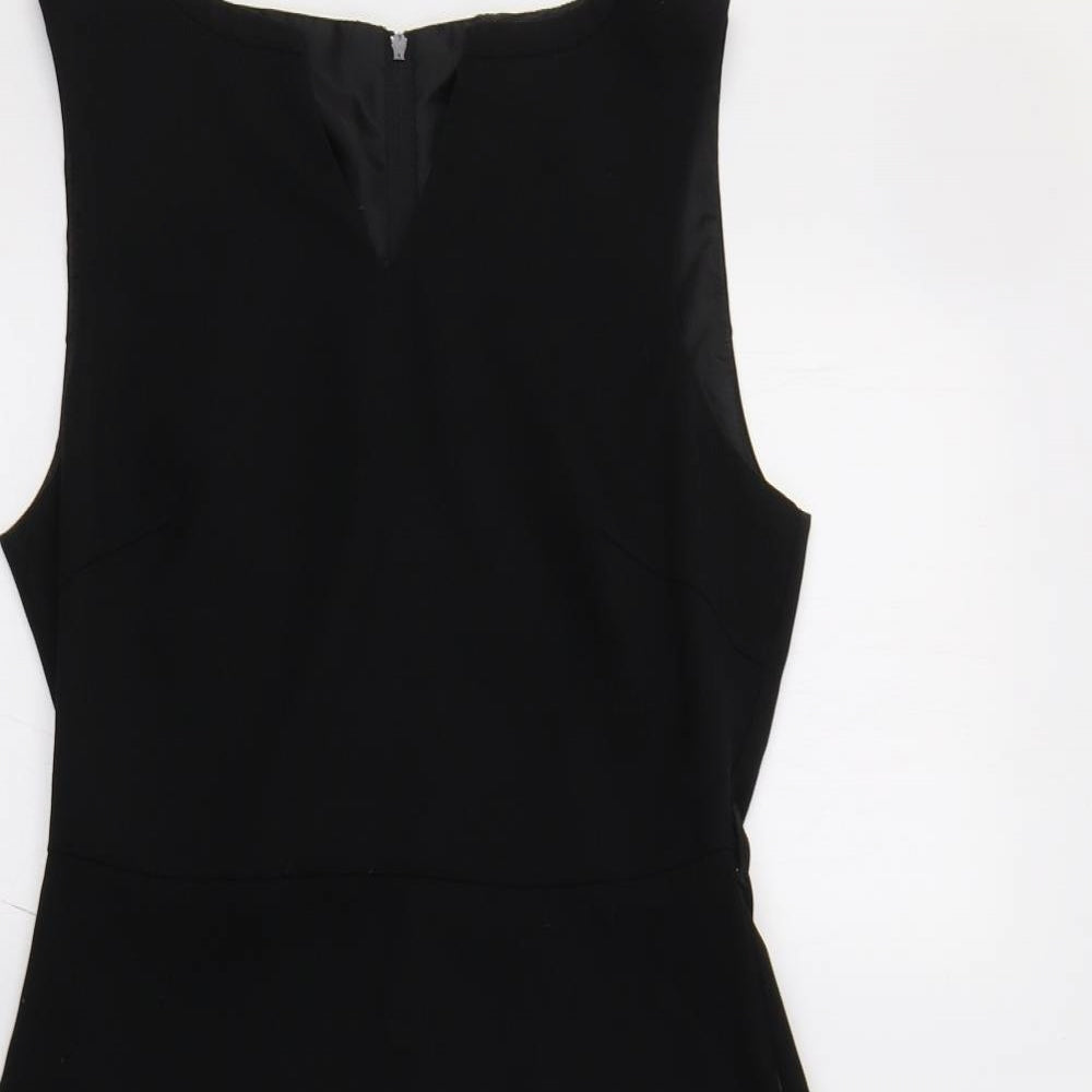 Dorothy Perkins Womens Black   Fit & Flare  Size 8
