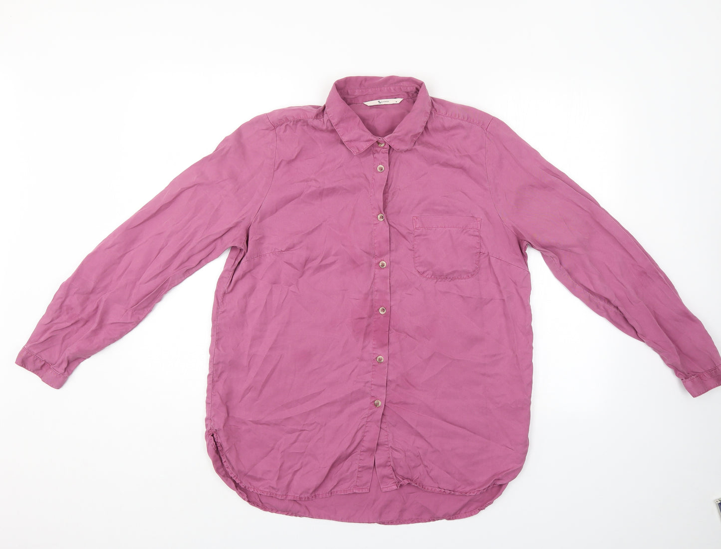 TU Womens Purple   Basic Button-Up Size 14