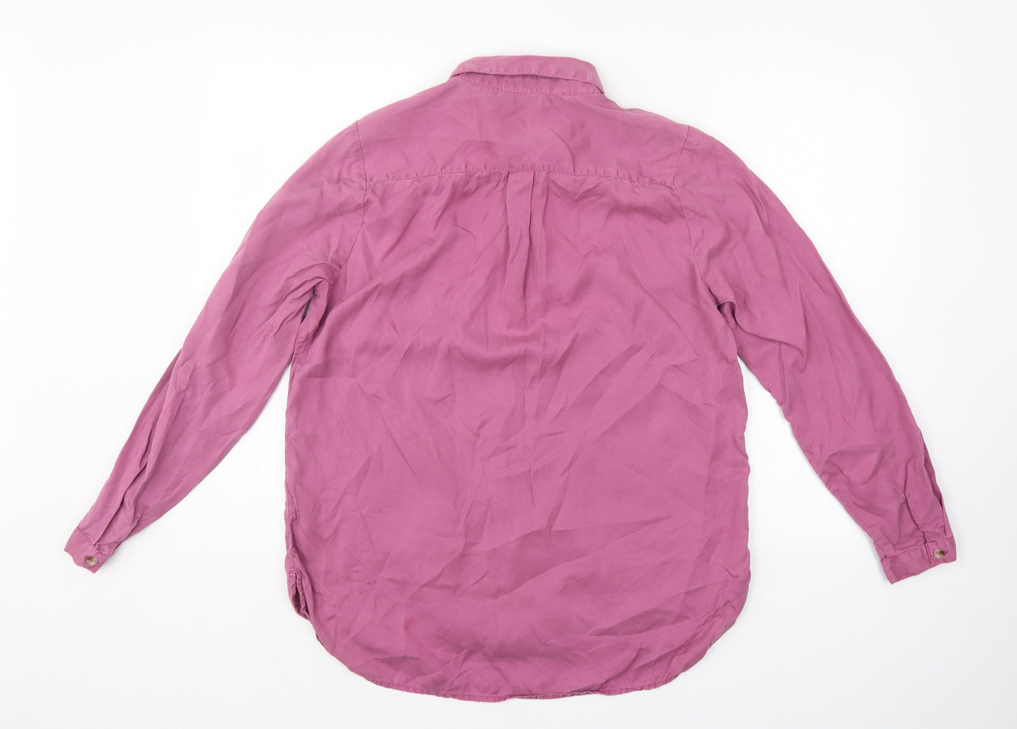 TU Womens Purple   Basic Button-Up Size 14