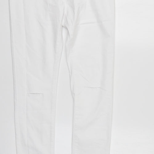 jo jonaco Womens White  Denim Straight Jeans Size XL L29 in