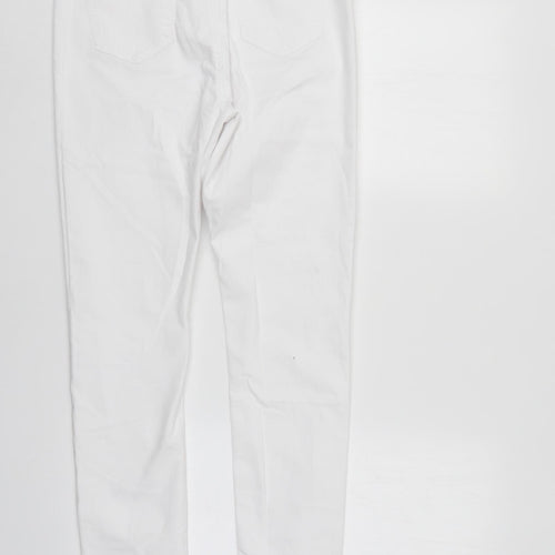 jo jonaco Womens White  Denim Straight Jeans Size XL L29 in