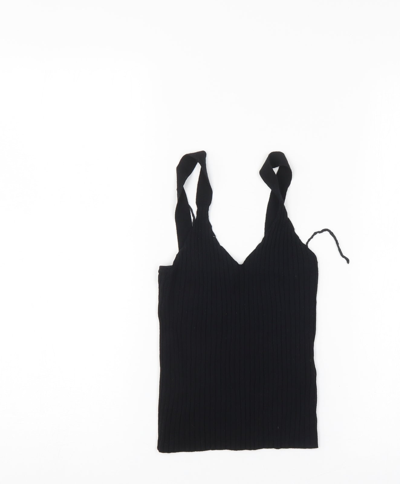Oysho Womens Black   Basic Tank Size XS