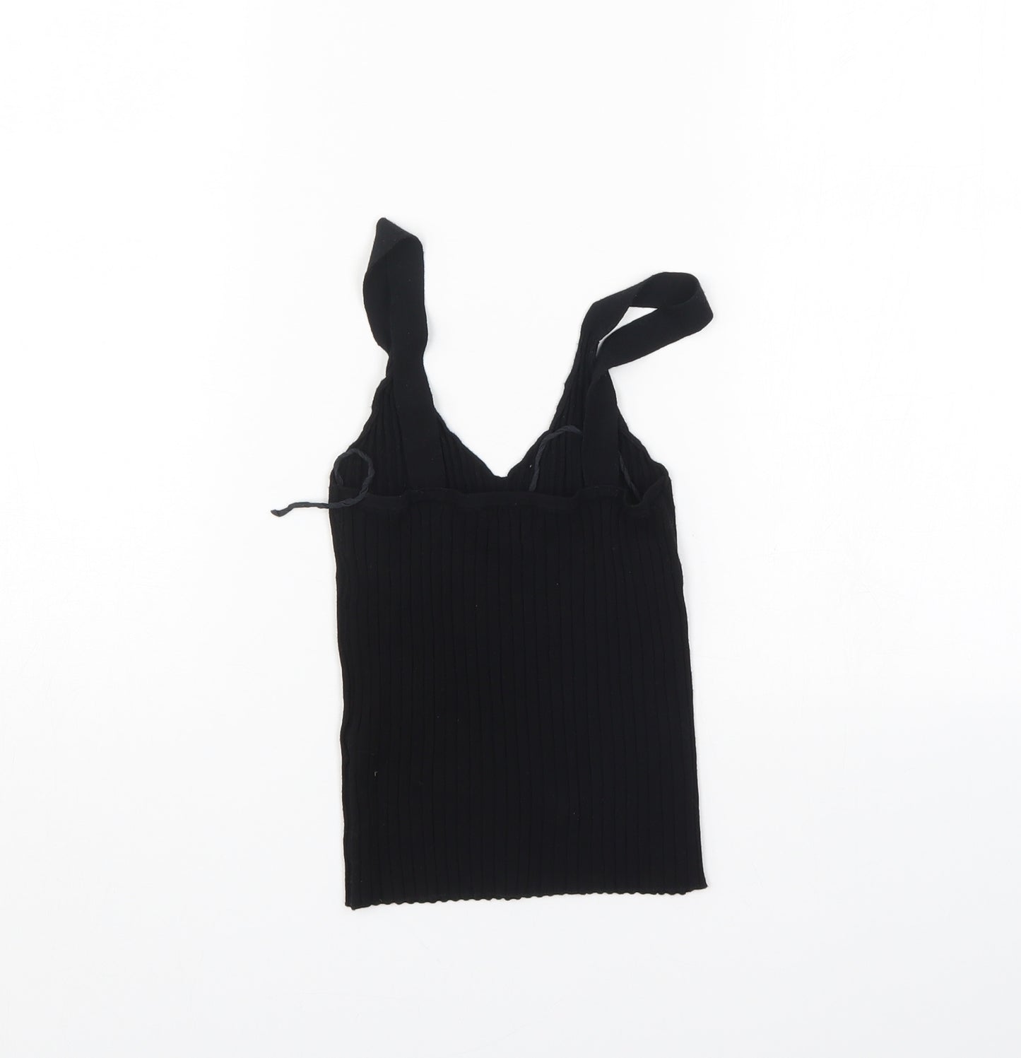 Oysho Womens Black   Basic Tank Size XS