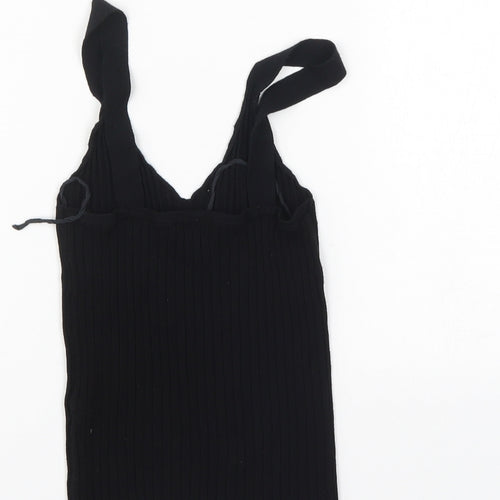 Oysho Womens Black   Basic Tank Size XS